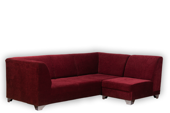 TR Claret L Corner Sofa Set